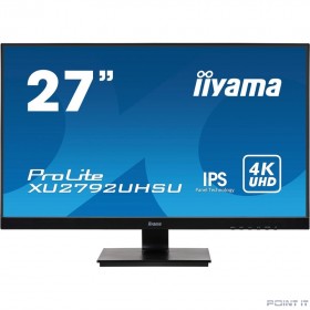 Монитор IIYAMA 27'' XU2792UHSU-B1 {IPS 3840x2160 300cd 178/178 1000:1 4ms D-Sub DVI HDMI DisplayPort USB-Hub Tilt 2x2W}
