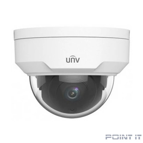 Uniview IPC3F15P-RU3 Видеокамера IP Купольная антивандальная: фикс. объектив 2.8мм, 5MP, ИК-подсветка до 30м, DWDR, Ultra 265/H.265/H.264/MJPEG, 0.01 Лк @F2.0, 2 потока, детекция движения, PoE, IP67,