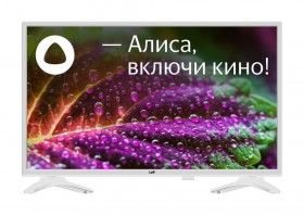 Телевизор LCD 43&quot; WHITE YANDEX 4K 43U541T LEFF