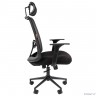 Офисное кресло Chairman 535 Россия BLACK ткань черный/серый (7142312)