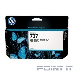 HP B3P22A Картридж №727, Matte Black {Designjet T920/T1500, Matte black (130ml)}