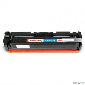Картридж лазерный Print-Rite TFHBAXCPU1J PR-W2211X W2211X голубой (2450стр.) для HP M255/MFP M282/M2