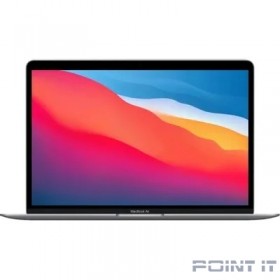 Ноутбук Apple MacBook Air 13 Late 2020 [Z124002F5] (КЛАВ.РУС.ГРАВ.) Space Grey 13.3'' Retina {(2560x1600) M1 8C CPU 7C GPU/16GB/256GB SSD} (A2337)