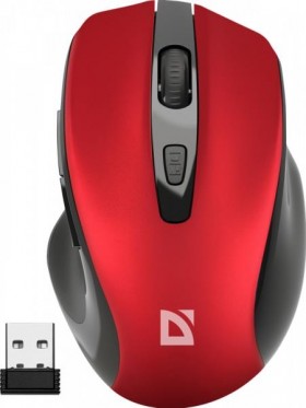 Мышка USB OPTICAL PRIME MB-053 RED 52052 DEFENDER