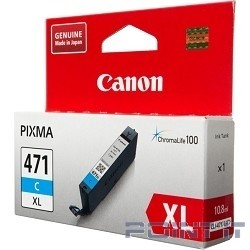 Canon CLI-471XLC 0347C001 Картридж для PIXMA MG5740/MG6840/MG7740, голубой