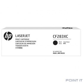 HP Картридж CF283XC 83X лазерный увеличенной емкости (2200 стр) (белая корпортивная коробка)