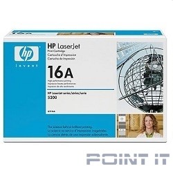 HP Q7516A Картридж ,Black{LaserJet 5200, Black, (12 000 стр.)}