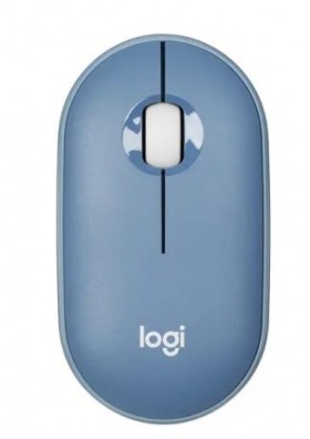 Мышка USB OPTICAL WRL PEBBLE M350 BLUE 910-006655