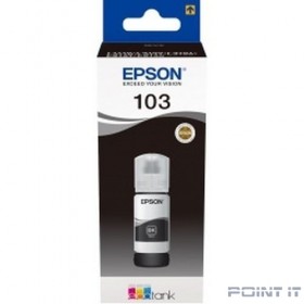 EPSON C13T00S14A  Контейнер 103 с черными чернилами для L1110/L3100/3101/3110/3150/3151, 65 мл. (cons ink)