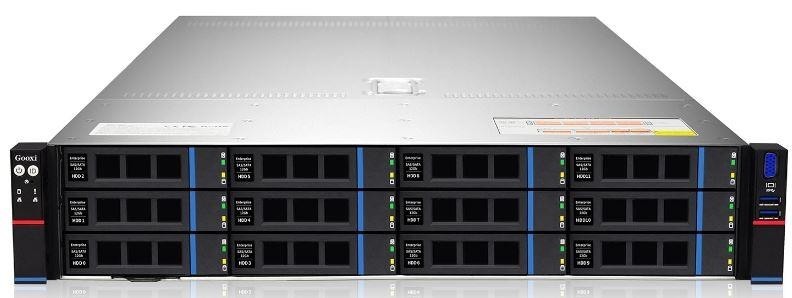 Серверная платформа 2U SL201-D12R-G3-NV GOOXI, 32*DDR4 RDIMM slots, 12x 3.5"/2.5″ " SAS/SATA/NVMe HDD backplane w/cables, 2*1GbE and 1*IPMI Management LAN, 2* M.2 and 1*OCP 3.0 slots, 2* 1200W CRPS