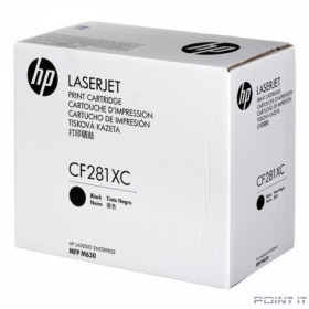 HP Картридж HP 81X CF281XC черный для HP LJ Pro M630z/f/h M605dh/n/x (белая корпоративная коробка)