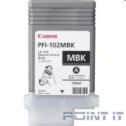 Canon PFI-102MBk 0894B001 Картридж для Canon iPF500/600/700, Матовый Черный, 130 мл. (GJ)