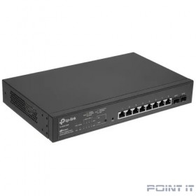 TP-Link SG2210MP Коммутатор JetStream Smart с 8 гигабитными портами PoE+ и 2 портами SFP