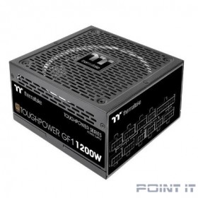 Блок питания Thermaltake ATX 1200W Toughpower GF1 ARGB 80+ gold (24+4+4pin) APFC 140mm fan color LED 12xSATA Cab Manag RTL