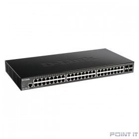 D-Link DGS-1250-52X/A1A  Настраиваемый L2 коммутатор c 48 портами 10/100/1000Base-T и 4 портами 10GBase-X SFP+
