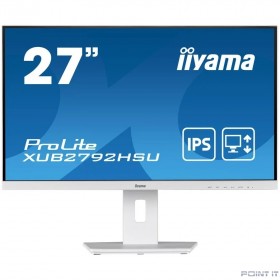 Монитор LCD Iiyama 27'' XUB2792HSU-W5 белый {IPS 1920х1080 75Hz 250cd 178/178 1000:1 4ms D-Sub HDMI DisplayPort}